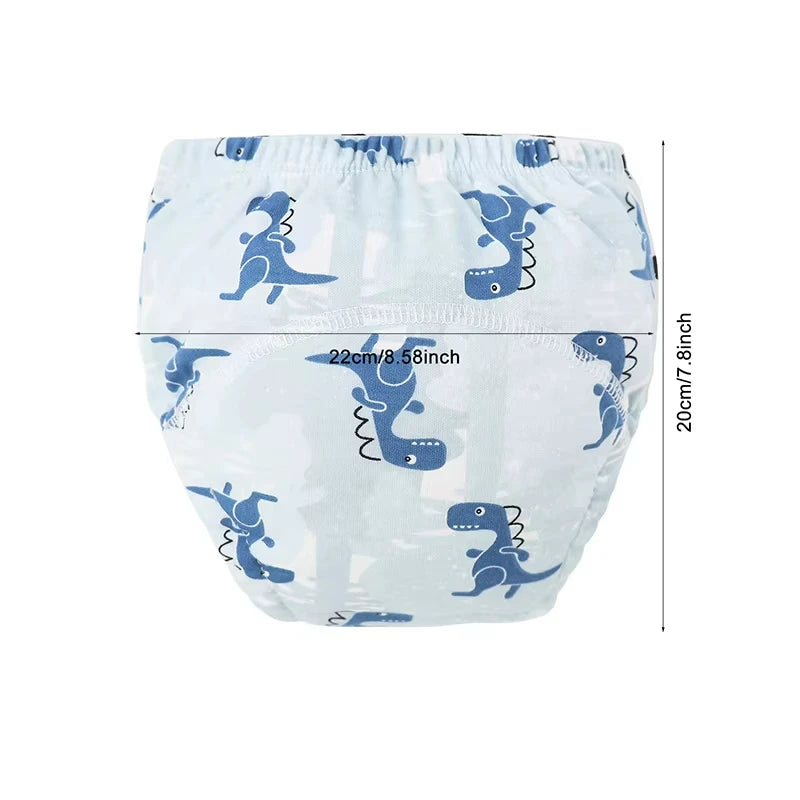 Cartoon Diaper Pants Set