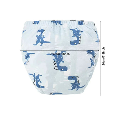 Cartoon Diaper Pants Set
