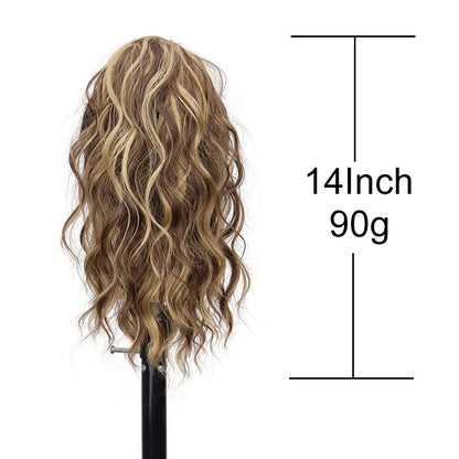 14 Inch Curly Claw Clip Ponytail Synthetic Hair Extension