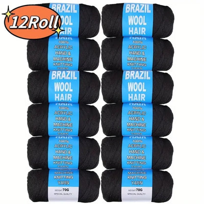 Brazilian Wool Crochet Hair