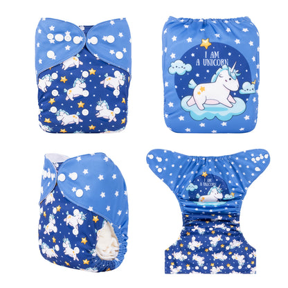 Reusable Digital Pocket Cloth Diaper