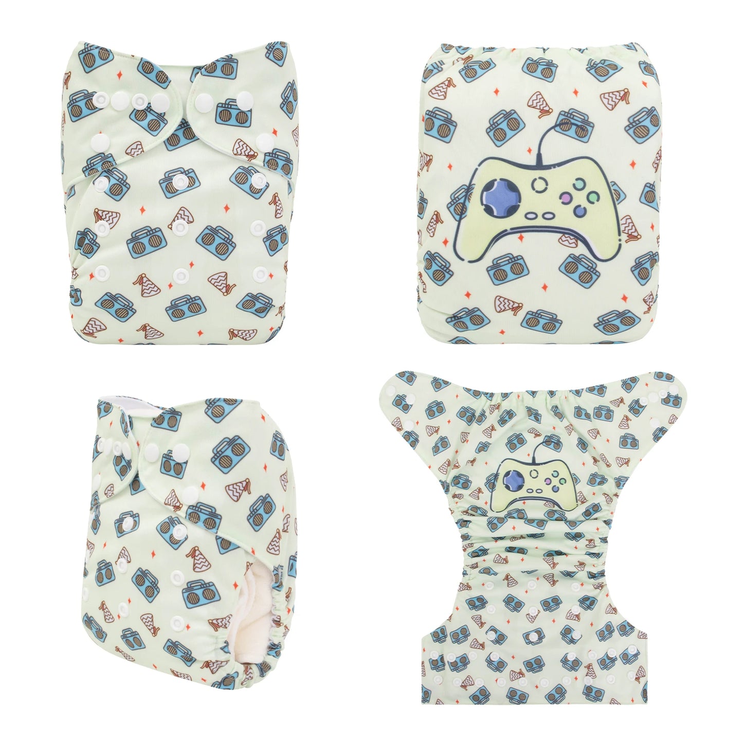 Reusable Digital Pocket Cloth Diaper