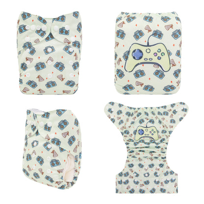 Reusable Digital Pocket Cloth Diaper