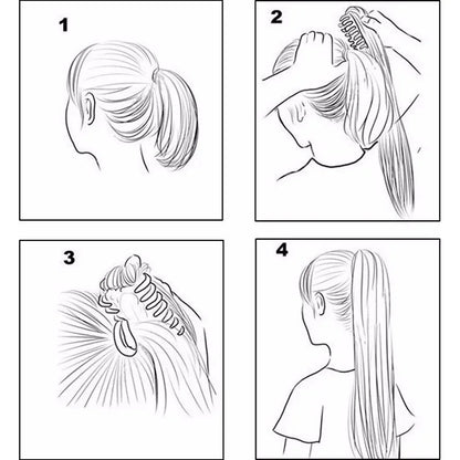 24 Inch Long Straight Claw Clip