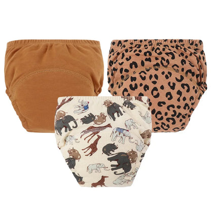 Cartoon Diaper Pants Set