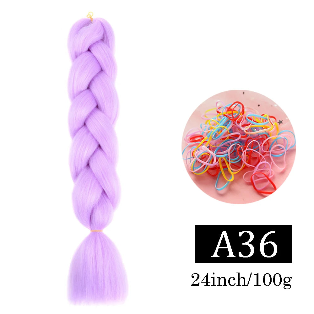 24 Inch Jumbo Braids Synthetic Hair