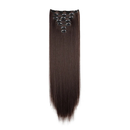 24 Inch Clip In Hair Extensions Set