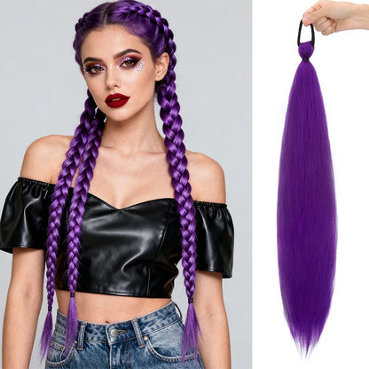 26 Inch Straight Ponytail Extension