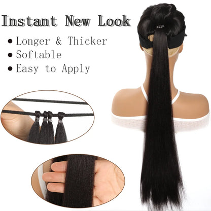 Synthetic Elastic Hair Rope