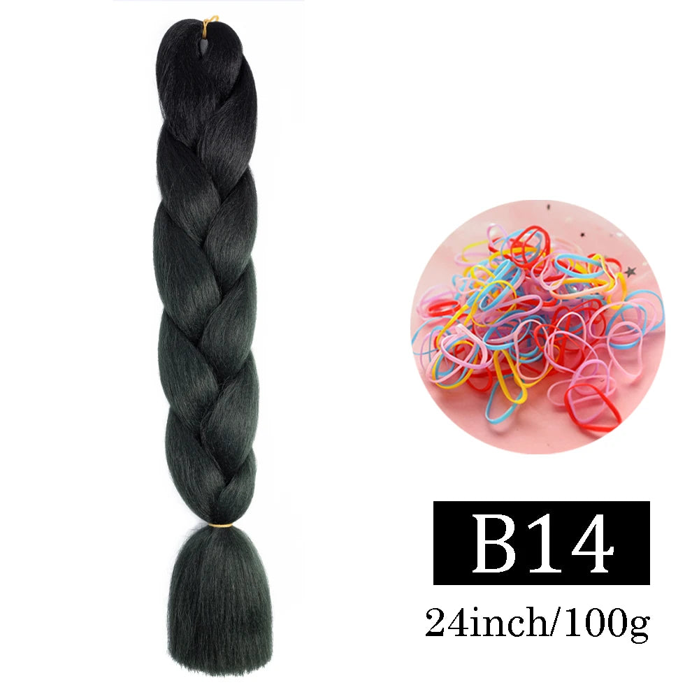 24 Inch Jumbo Braids Synthetic Hair